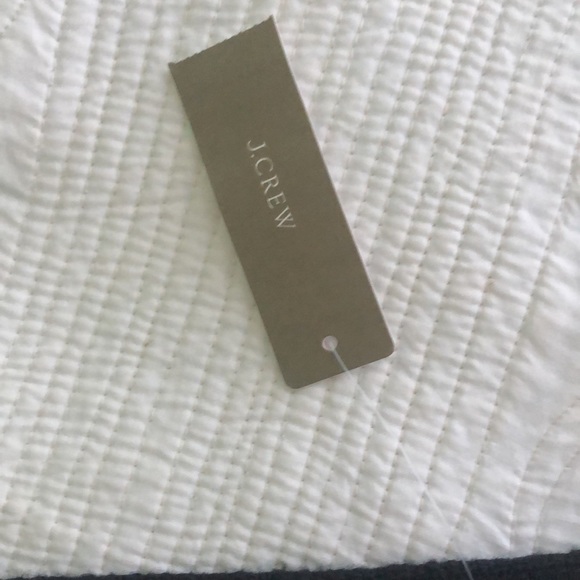 J.Crew NWT textured black straight skirt with stylish fringe hem - Picture 4 of 12